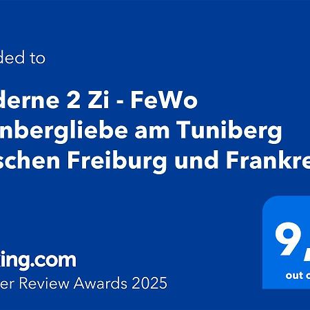 Moderne 2 Zi - Fewo Weinbergliebe Am Tuniberg Zwischen Freiburg Und Frankreich Merdingen Εξωτερικό φωτογραφία